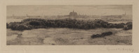 TvB G 1078
<br/>
Gezicht op Haarlem vanuit het noordwesten vanaf de duinen.
<br/>
<em>Graadt van Roggen, Johannes Mattheus (1867-1959)</em>
